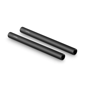 SmallRig 2개 15mm 흑색 알루미늄 합금 튜브(M12-20cm)8inch 1051