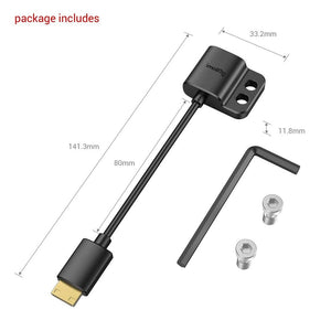 SmallRig 초슬림 4K HDMI 어댑터 케이블 (C-A) 3020